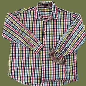 Alan Flusser button down shirt size XXL